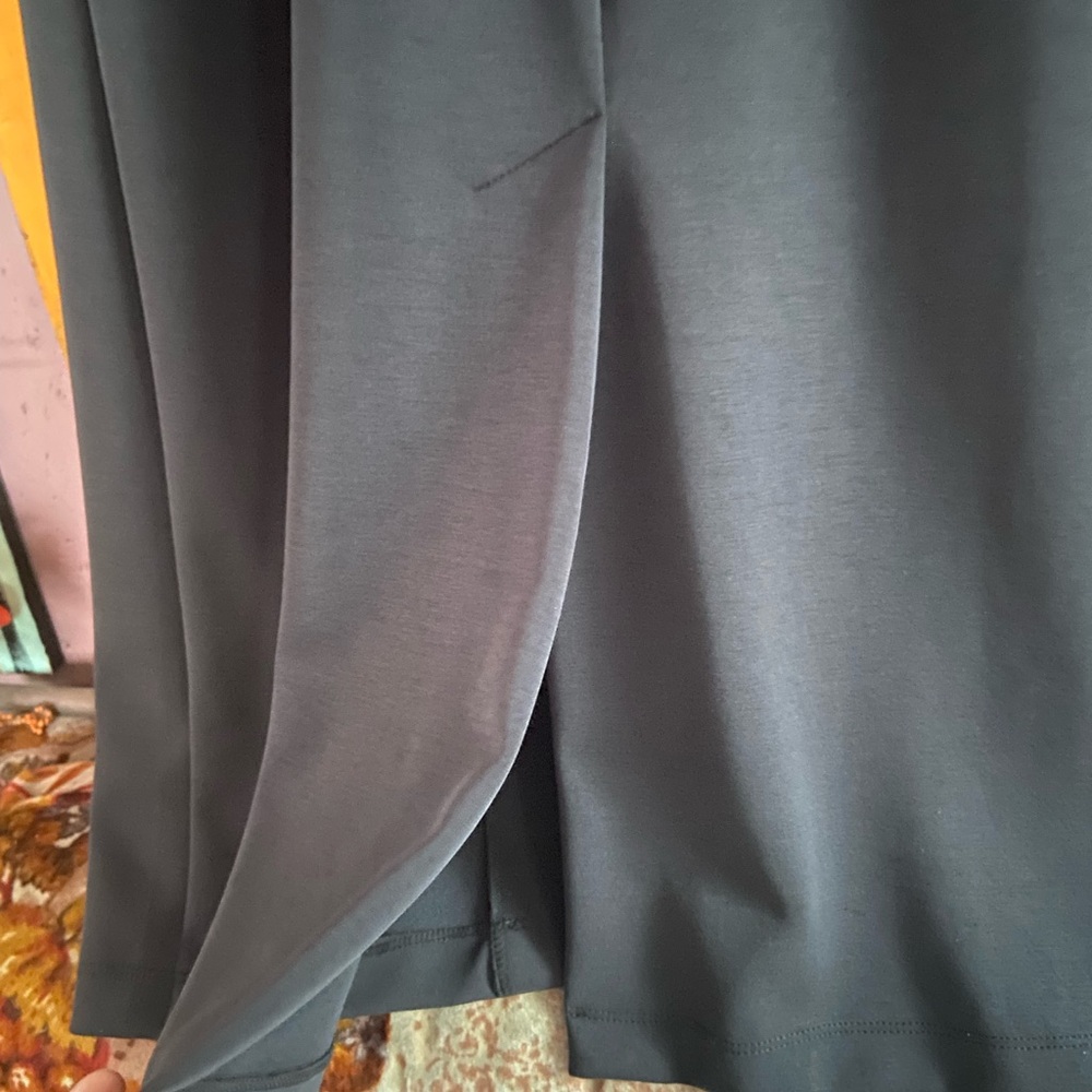 Lanston Sport Medium Elegant Black Long Maxi Coat - Picture 8 of 12